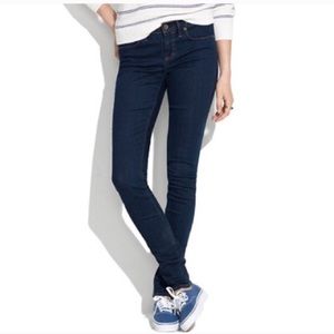 Madewell Skinny Skinny dark denim jeans